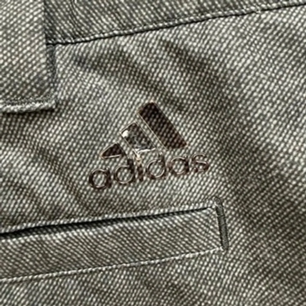 Adidas Golf Shorts Performance Stretch Flat Front Size 36 Gray Activewear Summer